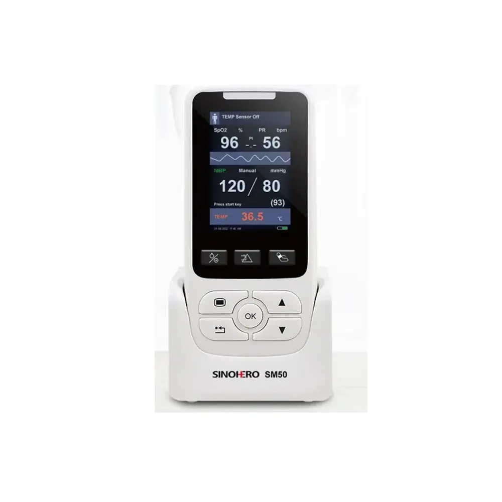 Hand held vital sign monitor