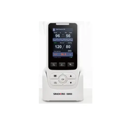 Hand held vital sign monitor